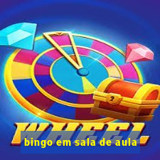 bingo em sala de aula